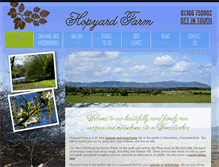 Tablet Screenshot of hopyard-farm.co.uk